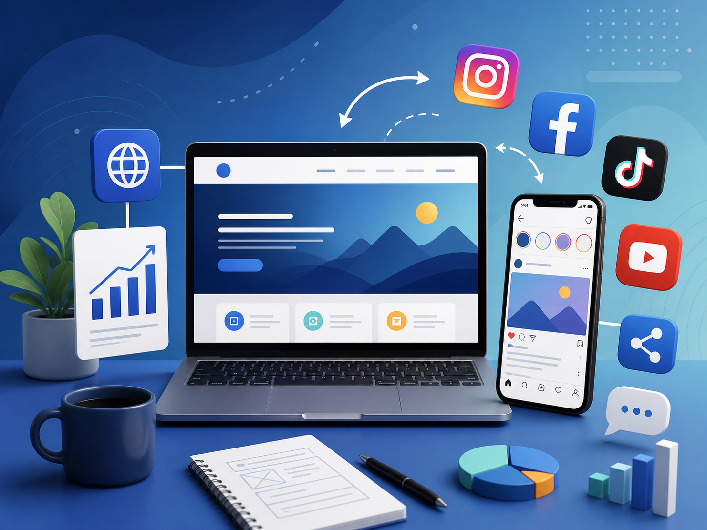 Strategi Menggabungkan Website dan Media Sosial untuk Hasil Marketing yang Maksimal