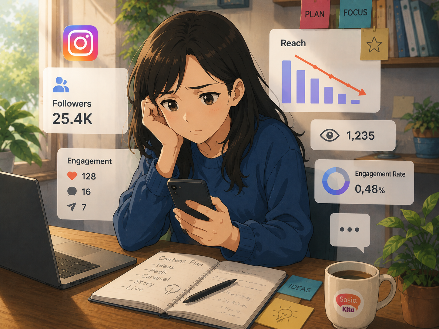 Kenapa Konten Sepi Padahal Followers Banyak Ini 7 Penyebab yang Sering Terjadi