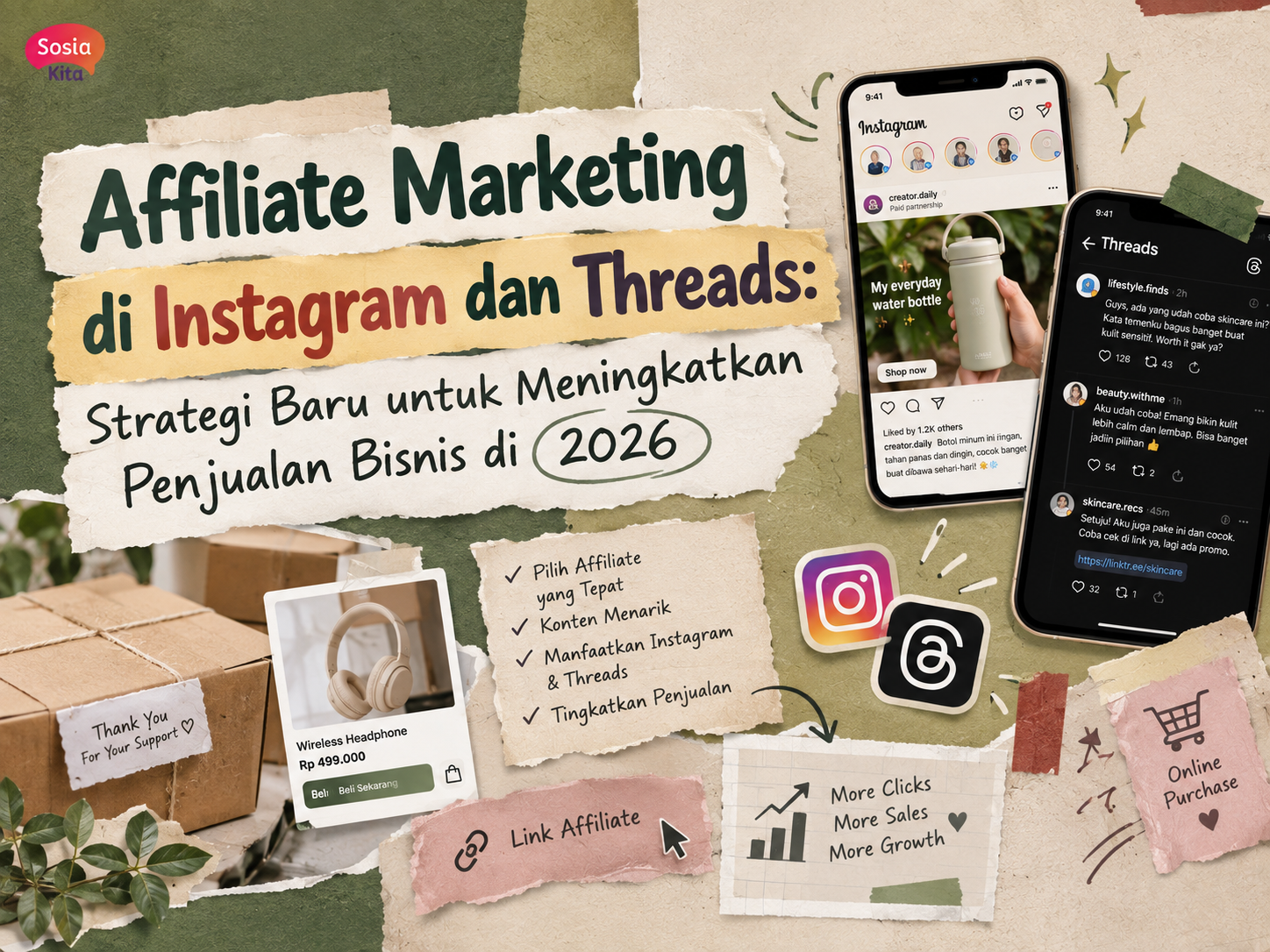 Affiliate Marketing di Instagram dan Threads: Strategi Baru untuk Meningkatkan Penjualan Bisnis di 2026